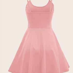 Shein EZwear Solid Flare Hem Cami Dress